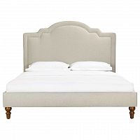 кровать двуспальная 160х200 бежевая cassis upholstered в Казани