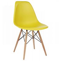 стул деревянный eames pc-015 yellow в Казани