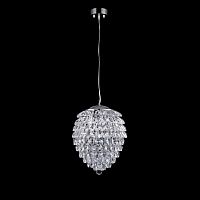 подвесной светильник crystal lux charme sp2+2 led chrome/transparent в Казани