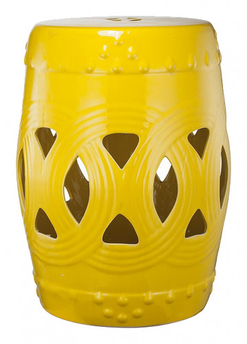 керамический столик-табурет fence stool yellow в Казани