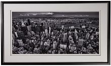 постер с паспарту в раме new york city from the empire state building в Казани