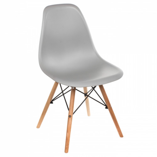 стул деревянный eames pc-015 grey в Казани