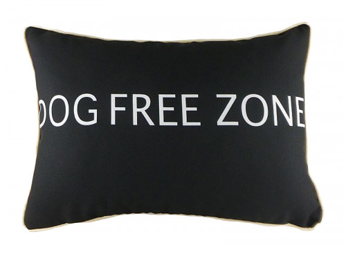 подушка с надписью dog free zone в Казани