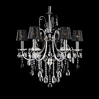 люстра md92721-6a от illuminati прозрачная/черная/ хром в Казани