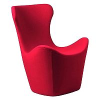 кресло papilio lounge chair красное в Казани