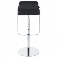 барный стул lem style piston stool черная кожа в Казани