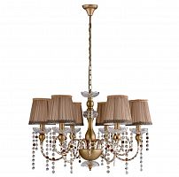 подвесная люстра crystal lux alegria sp6 gold-brown в Казани