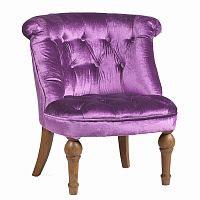 кресло sophie tufted slipper chair лиловое в Казани