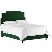 кровать двуспальная 180х200 зеленая paxton emerald velvet в Казани