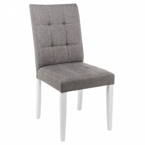 стул деревянный madina white / fabric pebble в Казани