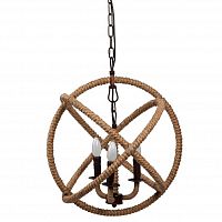 люстра foucault's orb rustic iron бежевая, коричневая в Казани