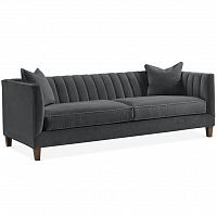 диван penelope sofa прямой серый в Казани