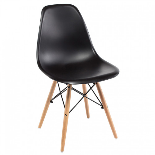 стул деревянный eames pc-015 black в Казани