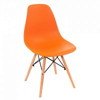 стул деревянный eames pc-015 оранжевый в Казани