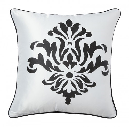 подушка с геральдическими лилиями fleur de lys ii white в Казани