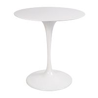 стол eero saarinen style tulip table top mdf d70 глянцевый белый в Казани