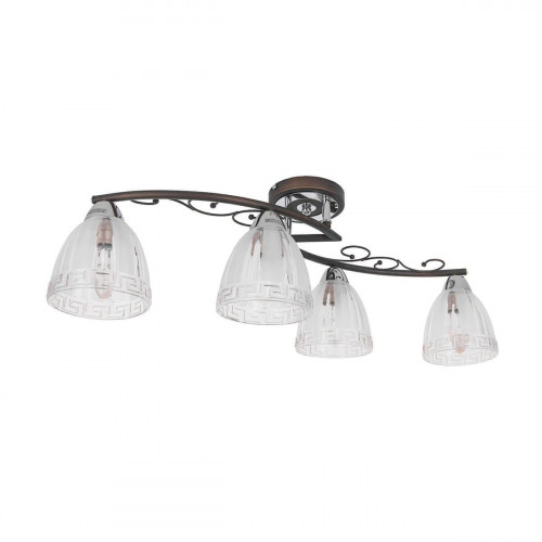 потолочная люстра idlamp nield 232/4pf-blackchrome в Казани