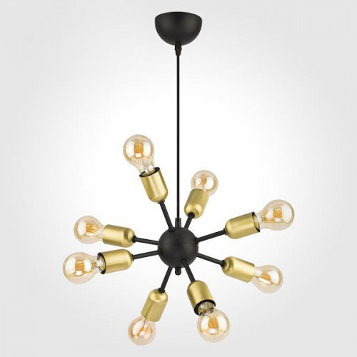 подвесная люстра tk lighting 1468 estrella black в Казани