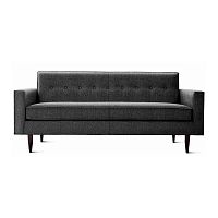 диван bantam sofa большой прямой темно-серый в Казани