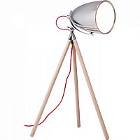 лампа настольная chromatic tripod на деревянном штативе в Казани