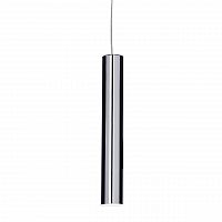 подвесной светодиодный светильник ideal lux ultrathin sp1 small round cromo в Казани