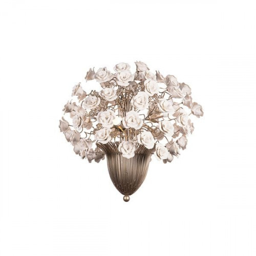люстра flora (большая) серебро, золото, белая в Казани