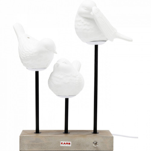 лампа настольная birds белая в Казани