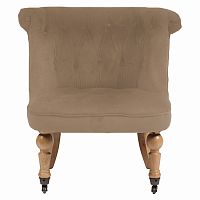 кресло amelie french country chair светло-коричневое в Казани