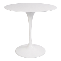 стол eero saarinen style tulip table top mdf d80 глянцевый белый в Казани