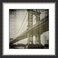 постер с паспарту в раме bridges of new york в Казани