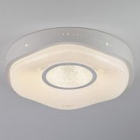 потолочный светодиодный светильник eurosvet shine 40011/1 led белый в Казани