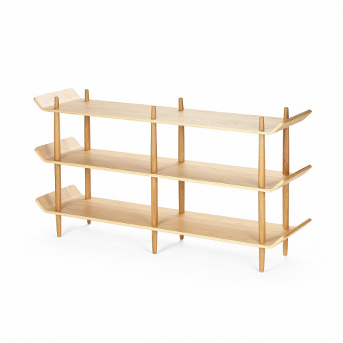 стеллаж bentwood двойной светло-коричневый в Казани
