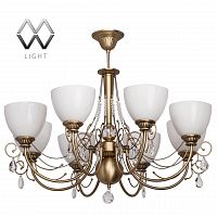 подвесная люстра mw-light фелиция 347016608 белая в Казани