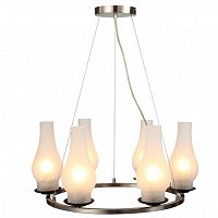 подвесная люстра arte lamp lombardy a6801sp-6br белая в Казани