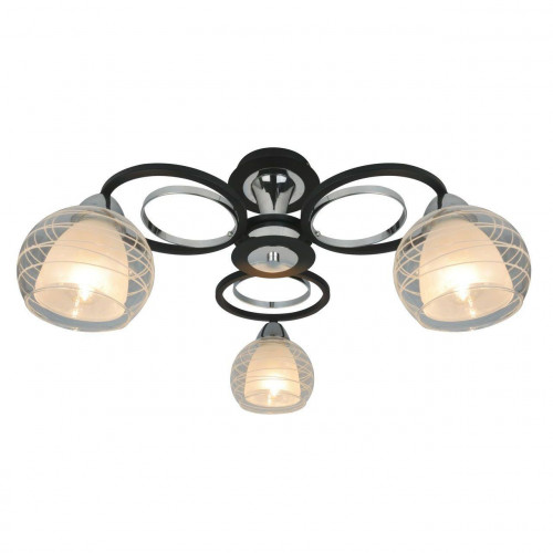 потолочная люстра arte lamp ginevra a1604pl-3bk в Казани