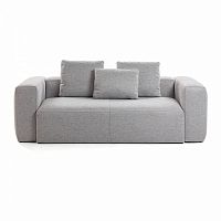 диван blok sofa 2 светло-серый от la forma (ex julia grup) в Казани