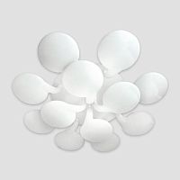 потолочная светодиодная люстра ambrella light orbital cloud fc26/12 wh 432w d1140 в Казани