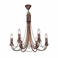 подвесная люстра toplight lucinda tl7350d-06br в Казани