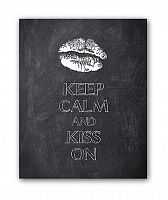 постер keep calm and kiss а4 в Казани