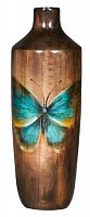 ваза настольная fresco turquoise butterfly в Казани