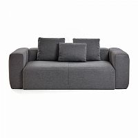 диван blok sofa 2 темно-серый от la forma (ex julia grup) в Казани
