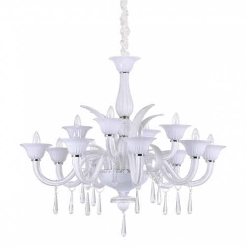 подвесная люстра ideal lux renoir sp12 bianco в Казани