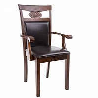 стул деревянный кресло luiza dirty oak / dark brown в Казани