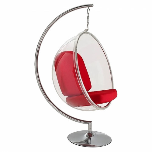 кресло bubble chair with stand красное в Казани