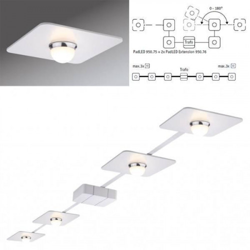 потолочный светодиодный светильник paulmann padled 95075 в Казани